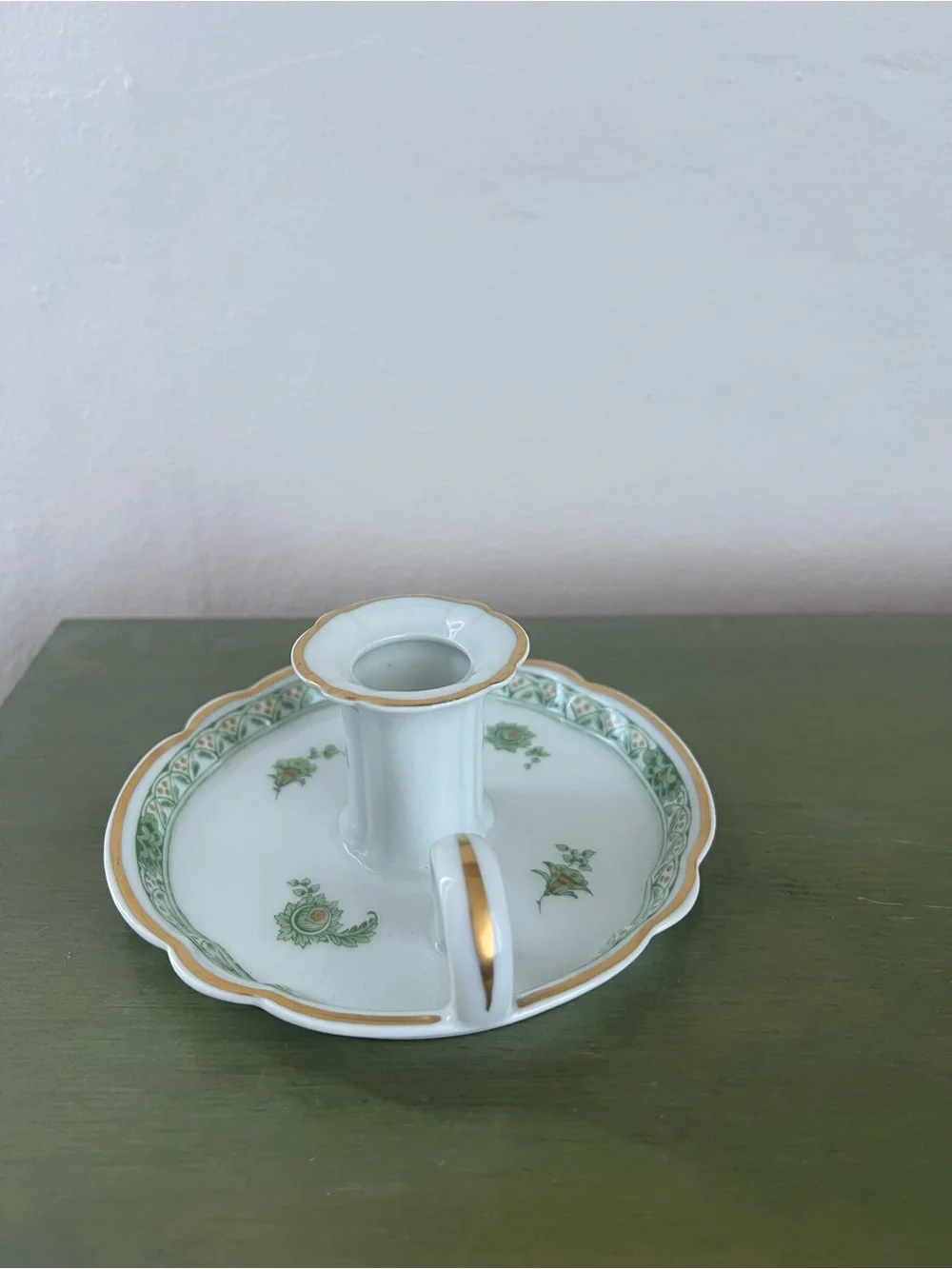 Haviland Limoges Bonneval Porcelain Candlestick Holder